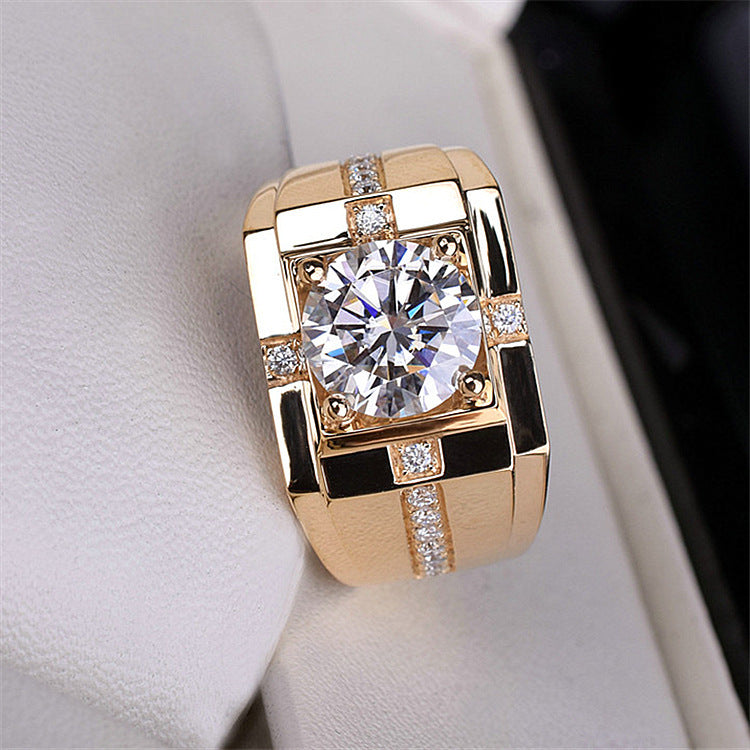 Men's diamond ring