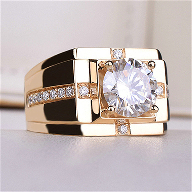 Men's diamond ring
