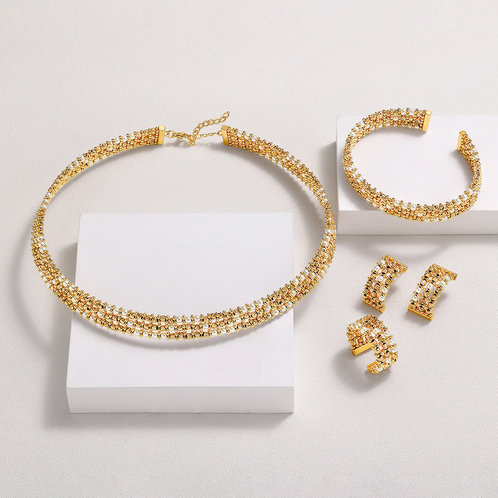 18K Handmade Bead Set