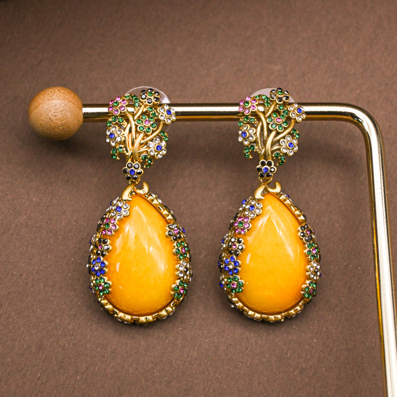 simple teardrop earrings