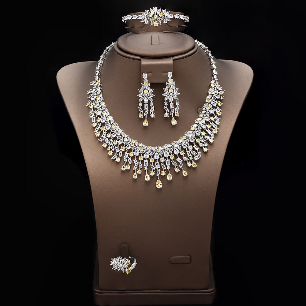 Zircon jewelry set