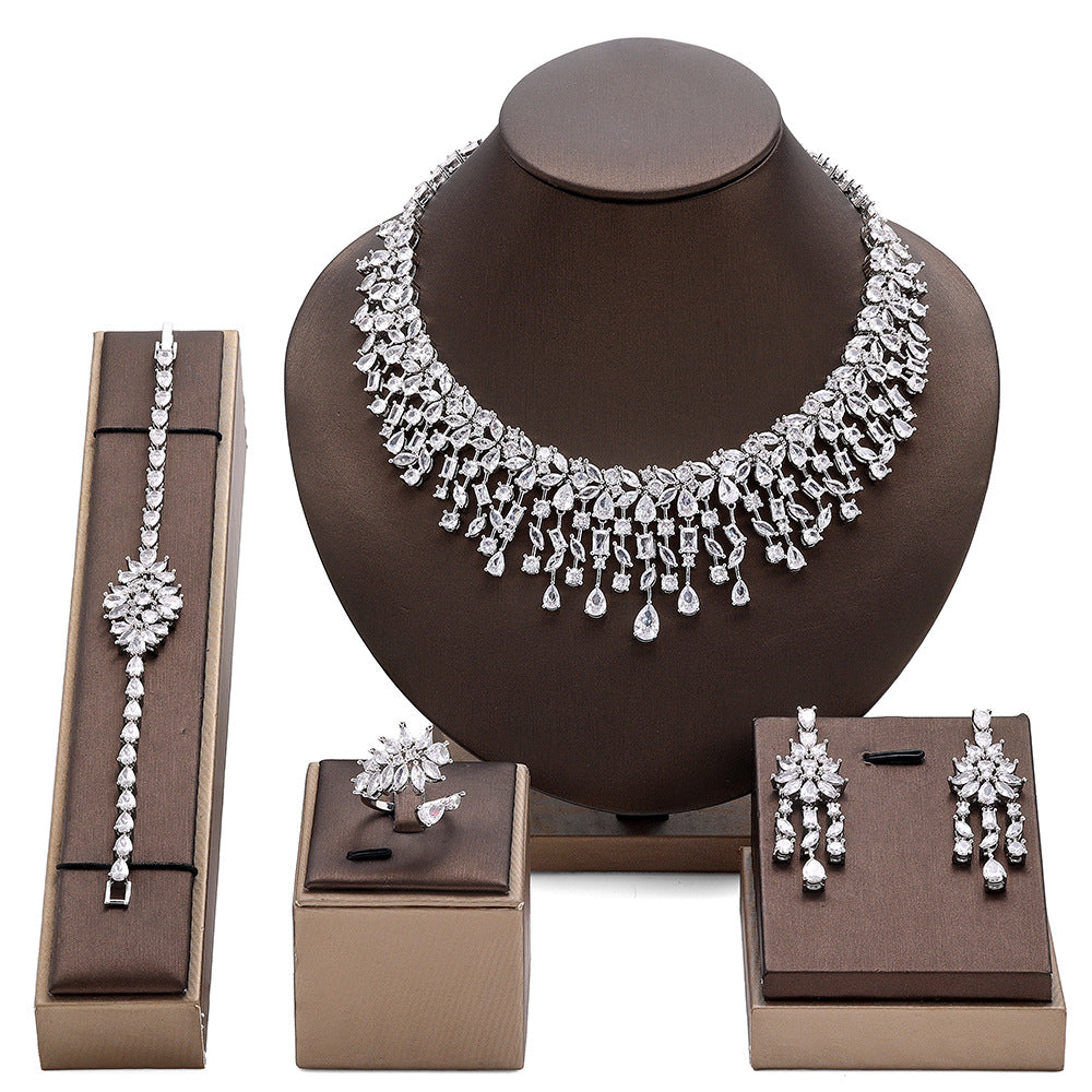 Zircon jewelry set