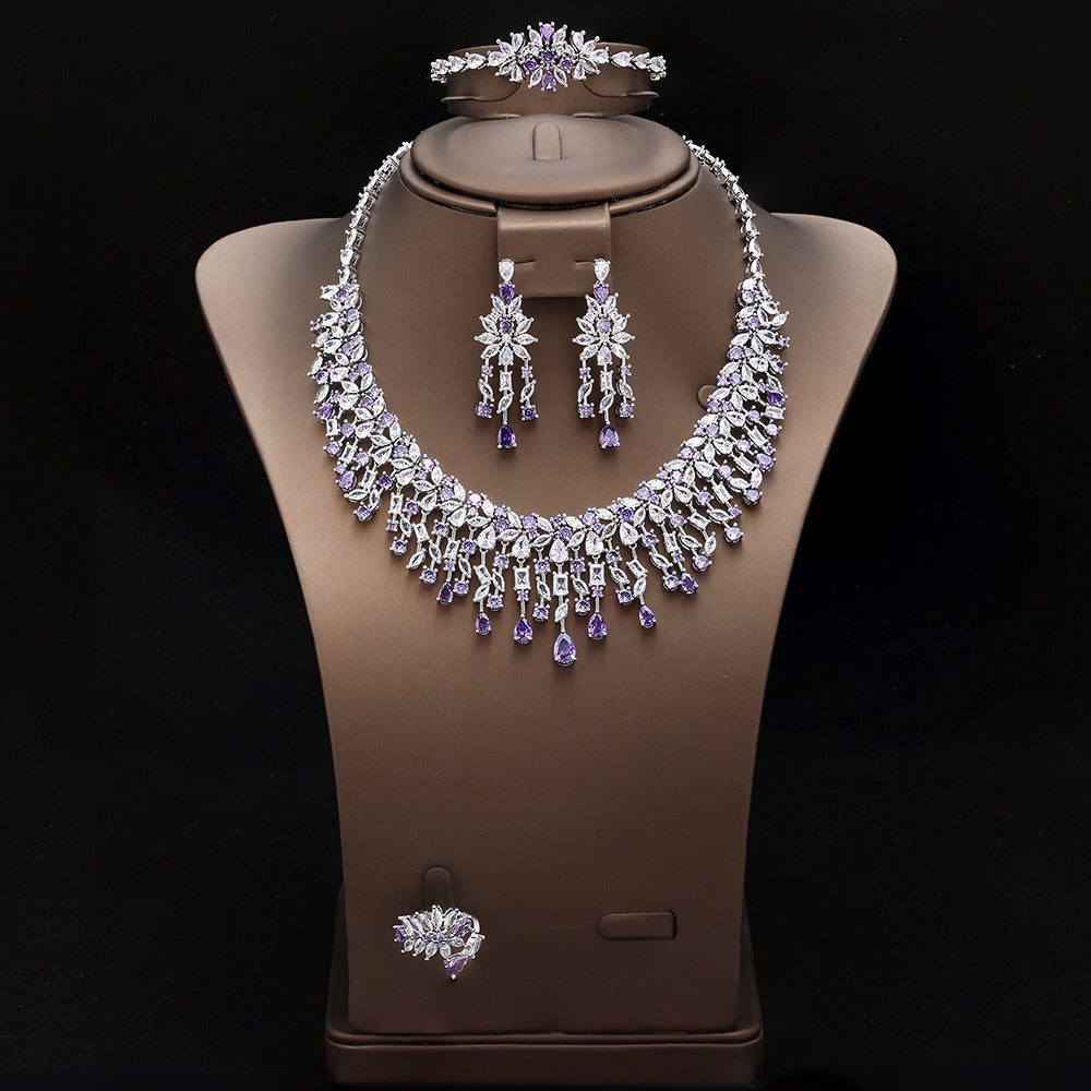 Zircon jewelry set