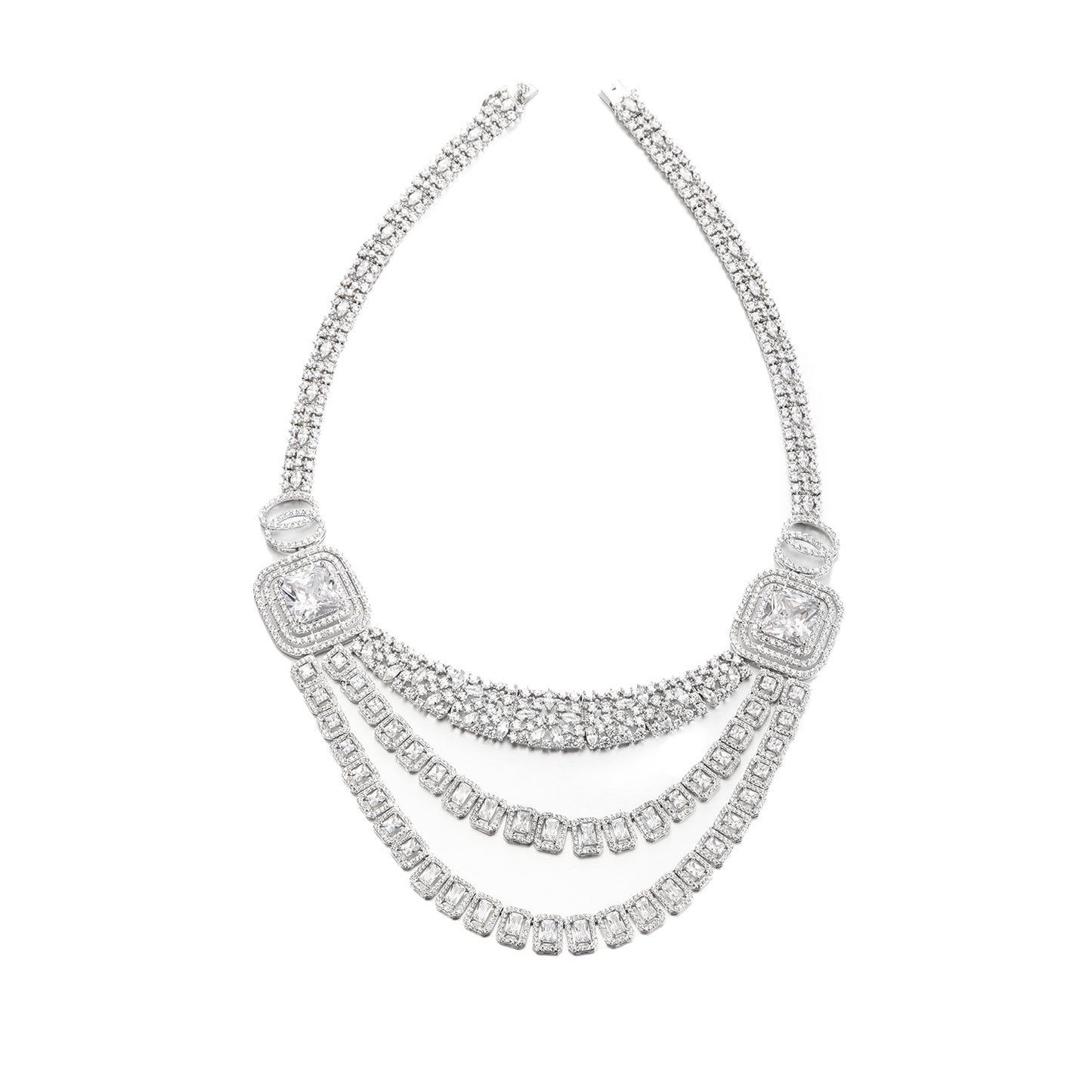Silver necklace personalized chain necklace