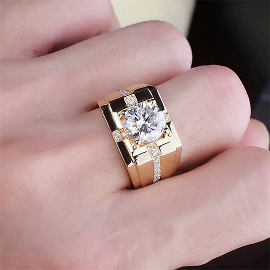 Men's diamond ring
