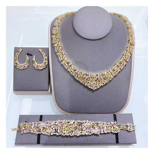 Luxury full diamond set