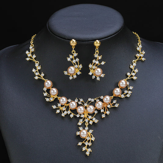 Pearl necklace set