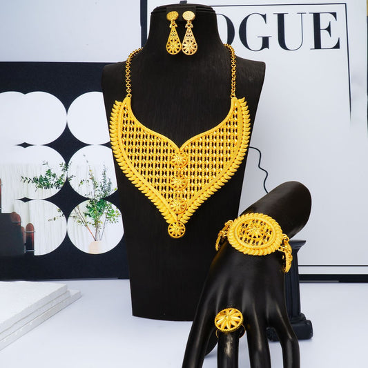 Gold-plated four-piece suit