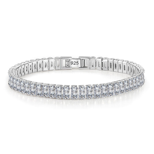 rectangular zircon bracelet