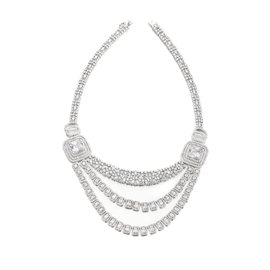 Silver necklace personalized chain necklace